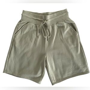 Alo Yoga High-Waist Easy Sweat Shorts Women’s Small Limestone W6233R